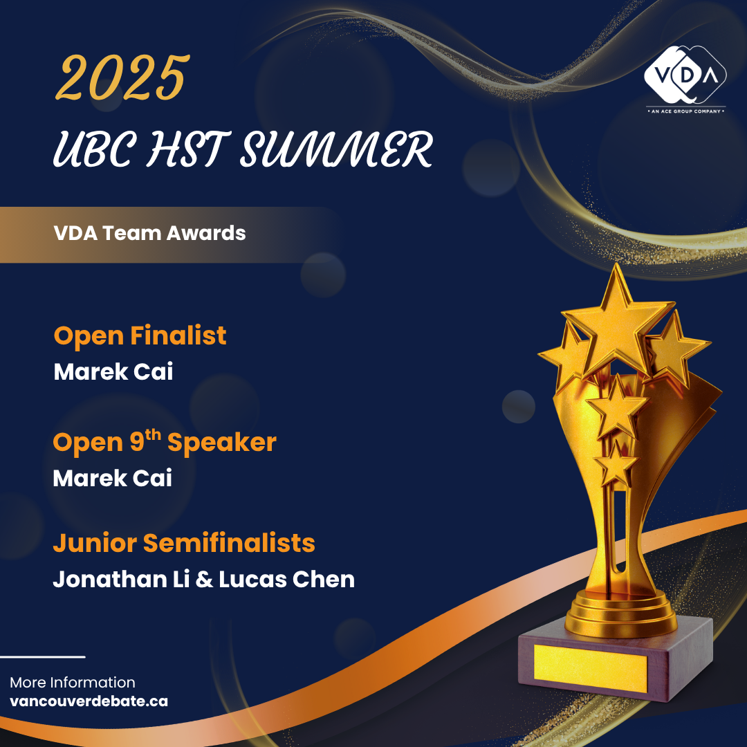 UBC HST Award Announcement 2025 UBC SUMMER HST